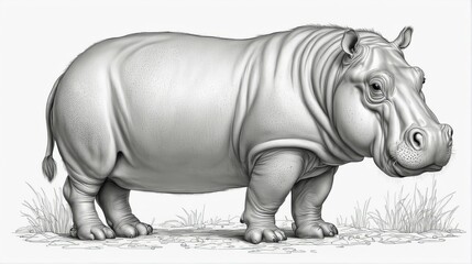 Obraz premium rhino isolated on white