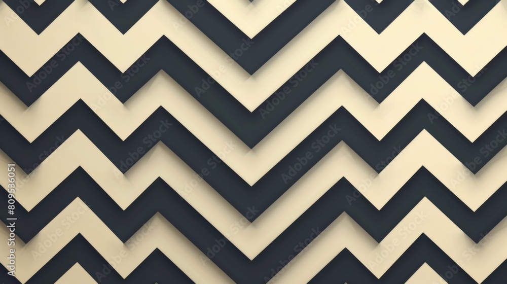 Poster chevron pattern, chevron or zigzag pattern forming