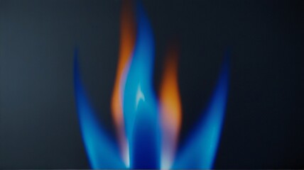 blue flames of fire