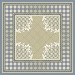 Obraz premium classic ornamental carpet design 43