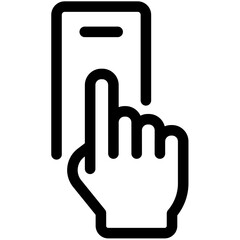 Hand Click Outline Icon Pack