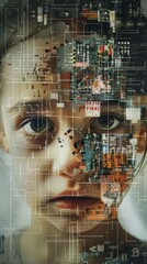 Digital human portrait: future technology concept