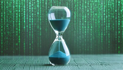 Hourglass and binary code