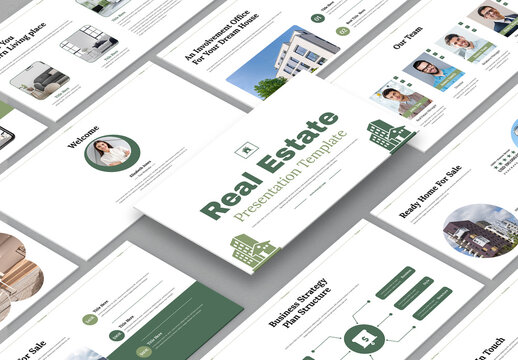 Real Estate Presentation Template Design