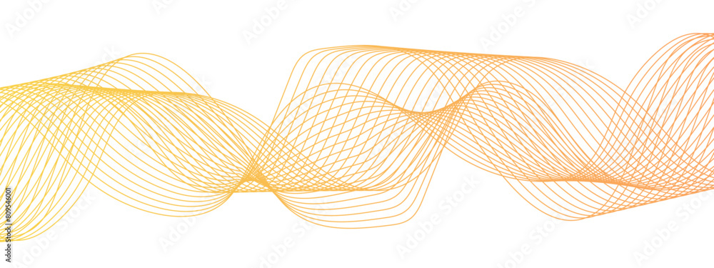 Poster abstract colorful modern stream wave line transparent background. business curve lines in transparen