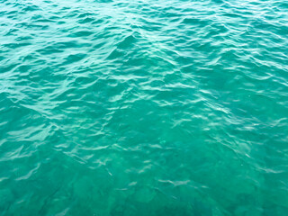 Turquoise water texture. Summer concept.