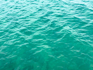 Turquoise water texture. Summer concept.