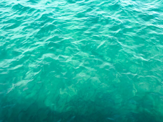 Turquoise water texture. Summer concept.