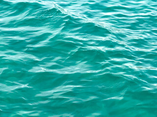 Turquoise water texture. Summer concept.