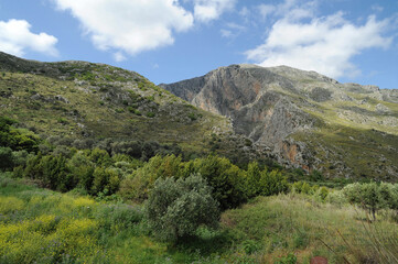 Les gorges de la Kourtaliotis près de Preveli en Crète