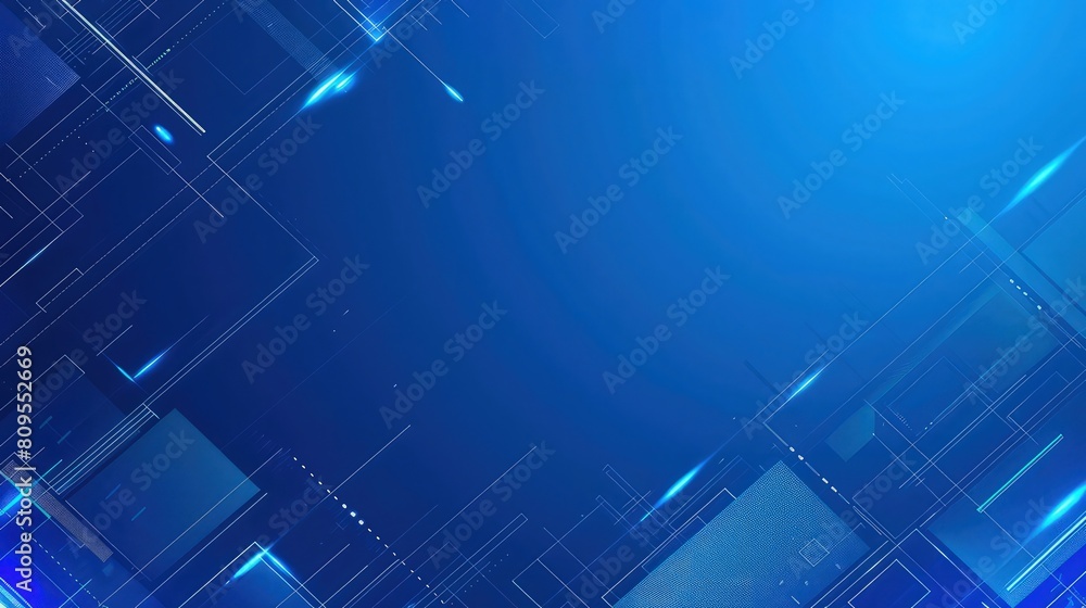 Poster abstract blue gradient waves background