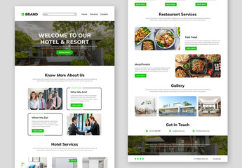 Hotel Resort Modern Email Newsletter