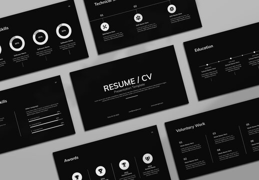 Resume Presentation Layout