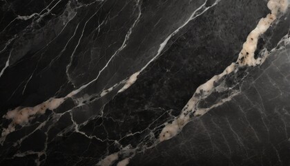 Naklejka premium black marble texture close-up
