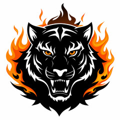 black-silhouette-on-fire-tiger-head-face-logo-on-w