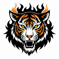 black-silhouette-on-fire-tiger-head-face-logo-on-w