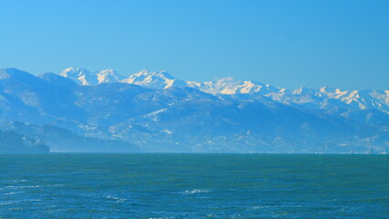 Majestic Early Spring Landscape. Holidays, Recreation, Travel. Calm Relaxing View. Real time.