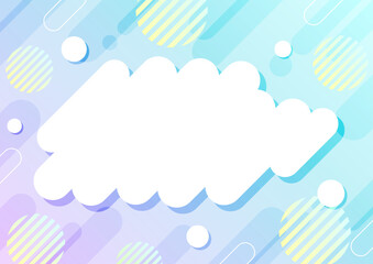 fresh and pop geometric background
