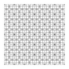 Islamic Geometric Outline Pattern