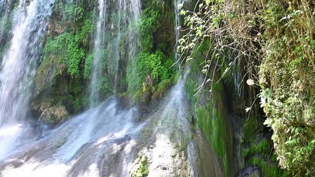 Gorgeous El Nicho Waterfalls in Cuba. El Nicho is located inside the Gran Parque Natural Topes de Collantes a forested park that extends across the Sierra Escambray mountain range in central Cuba
