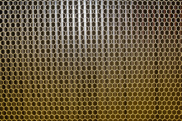 Car radiator grille close-up. Background and texture