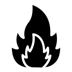 Fire icon. Fire flame symbol.