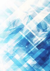 Fototapeta premium Blue abstract geometric pattern with light effects