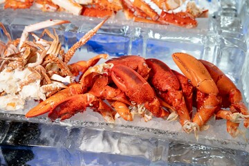 Variation of Grilled Prawns and Salmon with Fresh Lemon