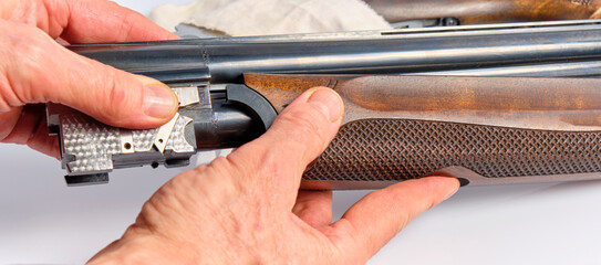 Before cleaning a hunting rifle, you must remove the forend
