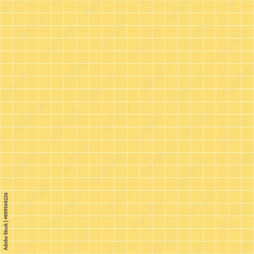 Poster seamless pattern yellow background to a cell, a diary, a school notebook, a background for notes or 