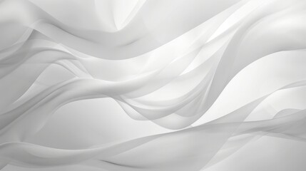 Obraz premium White abstract background with smooth lines. illustration for your design