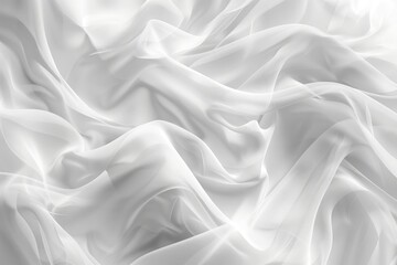 Obraz premium White abstract background with smooth lines. illustration for your design
