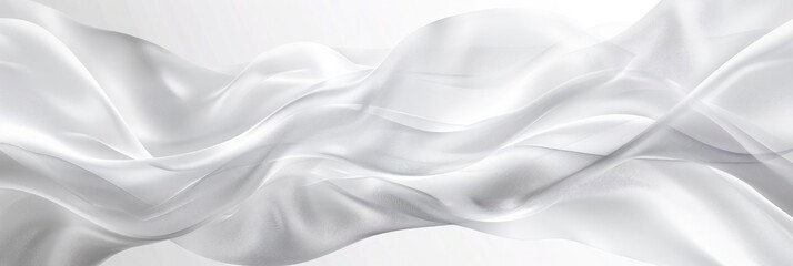 Obraz premium White abstract background with smooth lines. illustration for your design