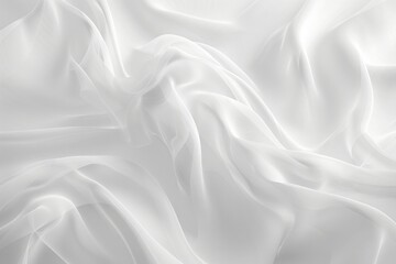 Naklejka premium White abstract background with smooth lines. illustration for your design