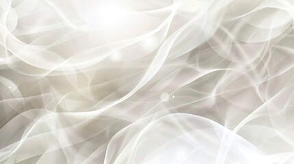 Obraz premium White abstract background with smooth lines. illustration for your design