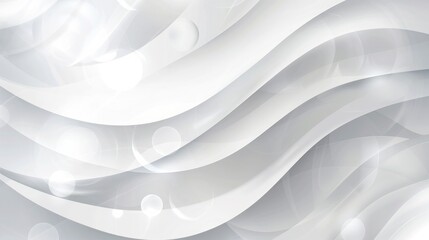 Fototapeta premium White abstract background with smooth lines. illustration for your design