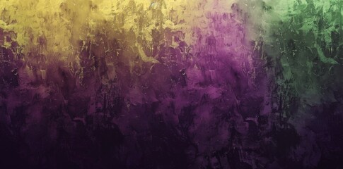  Dark green, purple and yellow gradient background with a grainy texture in the style of unknown artist.
