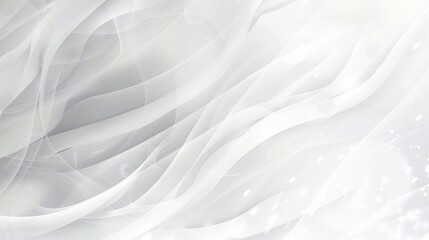 White abstract background with smooth lines. illustration for your design