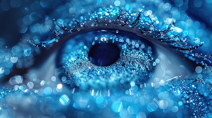 Futuristic high-definition digital fusion, clever integration of artificial intelligence, machine learning, and big data elements in a high-tech style, science, artificial intelligence technology, inn