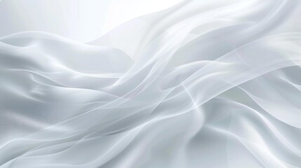 White abstract background with smooth lines. illustration for your design