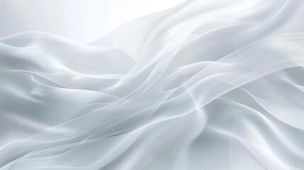 Obraz premium White abstract background with smooth lines. illustration for your design