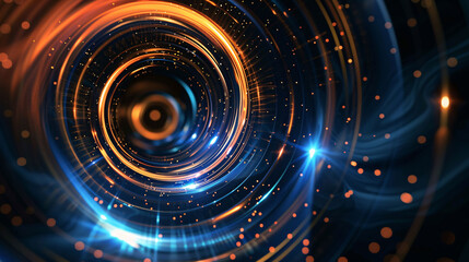 Obraz premium Future dynamic motion technology, colorful glowing speed abstract technology background