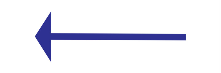 Fototapeta premium blue long arrow