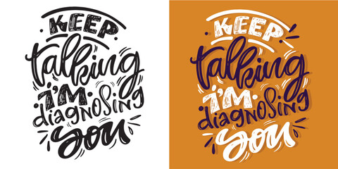 Obraz premium Cute hand drawn doodle lettering. Lettering for tee, mug print, postcard. 100% vector image 