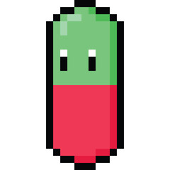 Pixel art cartoon phill character 2