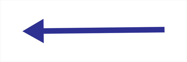 Fototapeta premium blue long arrow