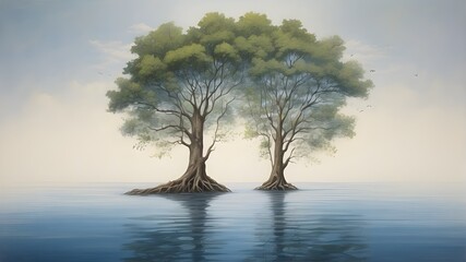 The trees' water
