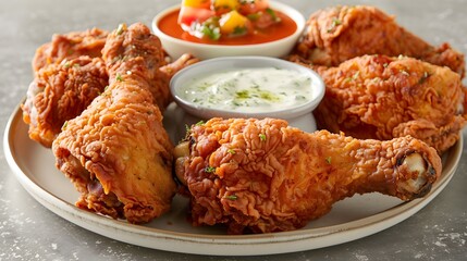 Behold the golden perfection of flawlessly fried chicken