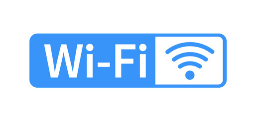 wifi and Wireless icon. sign for remote internet access. Internet connection. Vector illustration