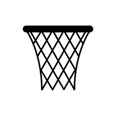 basketball basket icon isolated on white background.
